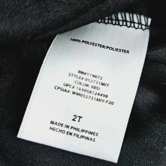 Disney Jr. Minnie Mouse Tutu Tulle Skirt Black Red Bows Toddler Girls Size 2T - Picture 5 of 7